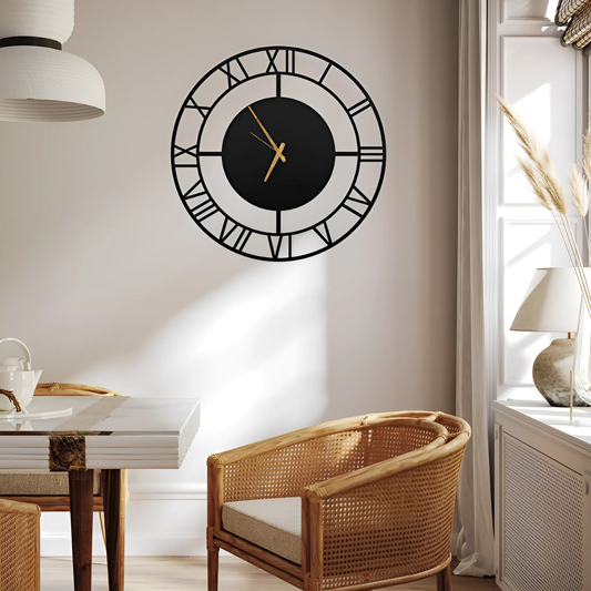 3D Iron Wall Clock